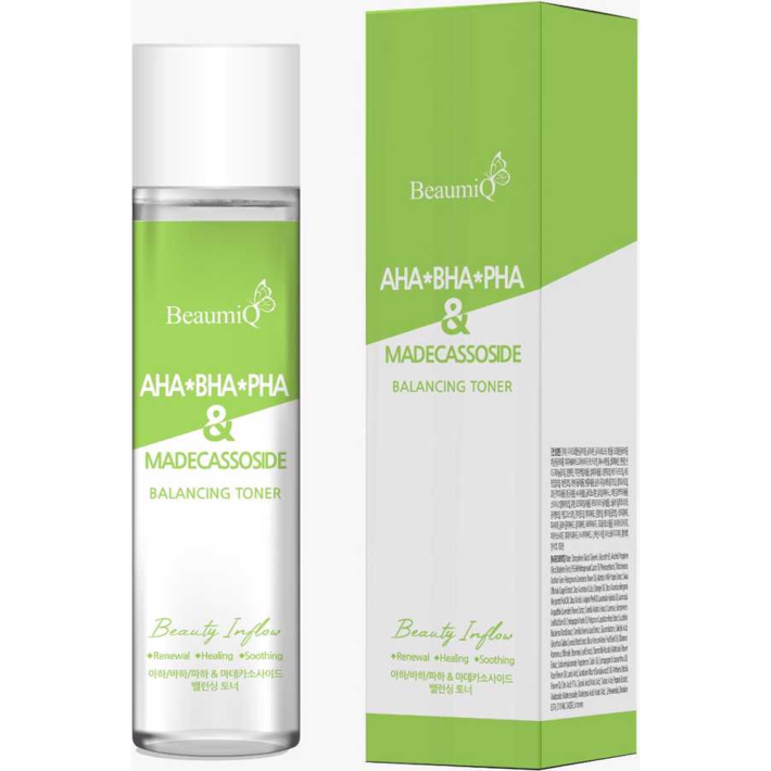 ТОНЕР Д/ЛИЦА BEAUMIQ AHA/BHA/PHA&MADECASSOSIDE 200МЛ