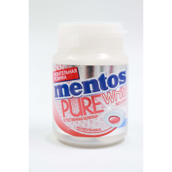МЕНТОС ЖЕВАТЕЛЬНАЯ РЕЗИНКА КЛУБНИКА PERFETTI VAN MELLE 54ГР