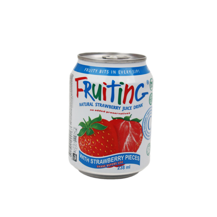Напиток Fruiting из клубничного сока с кусочками клубники 238 мл