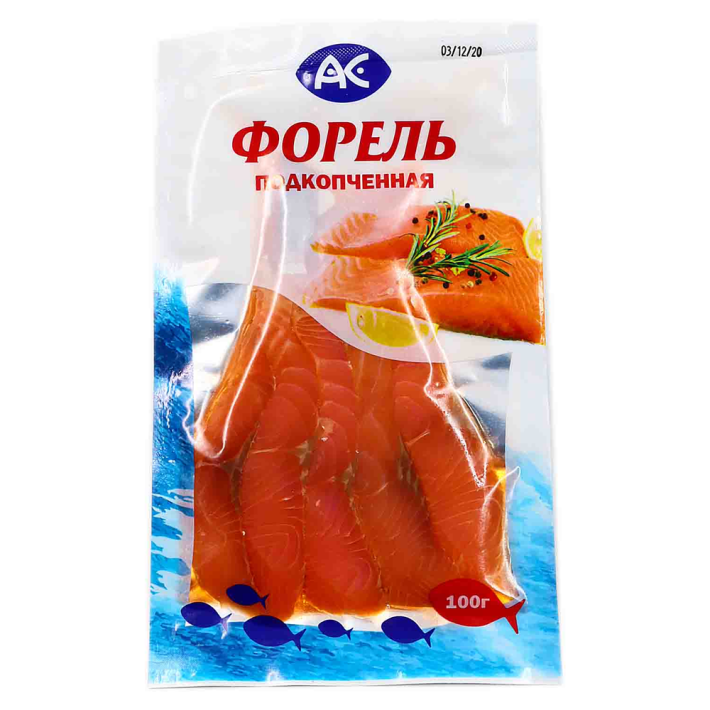 Форель Ас холодного копчения 100 г