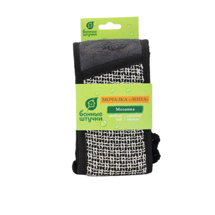 МОЧАЛКА ЛЕНТА МОЗАИКА 10*68СМ MEDIUM/SOFT Д/БАНИ И САУНЫ БАННЫЕ ШТУЧКИ