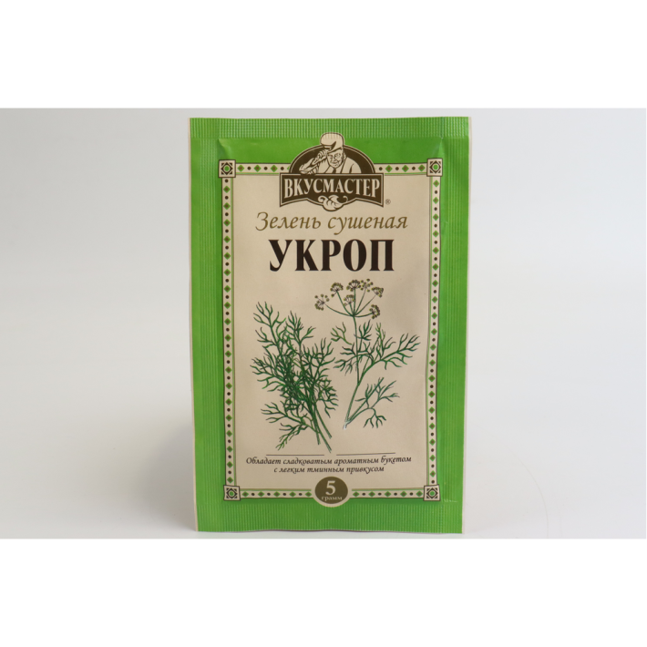 Укроп зелень сушеная 5 г
