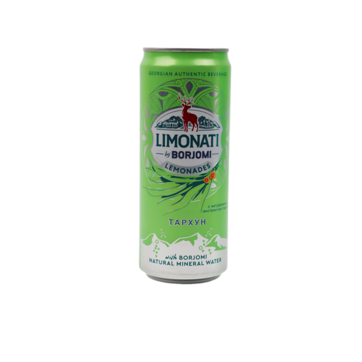 ЛИМОНАД ГРУЗИНСКИЙ LIMONATI BY BORJOMI ТАРХУН 0,33Л Ж/Б