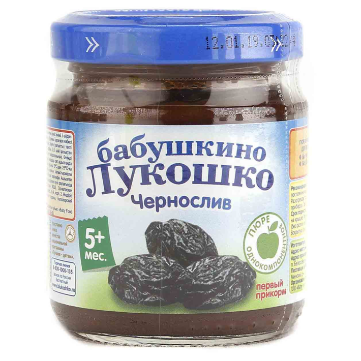 Пюре Бабушкино лукошко чернослив 80 г