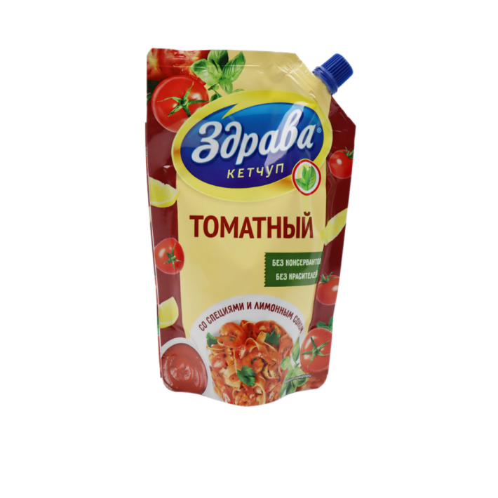 КЕТЧУП ЗДРАВА ТОМАТНЫЙ 350ГР