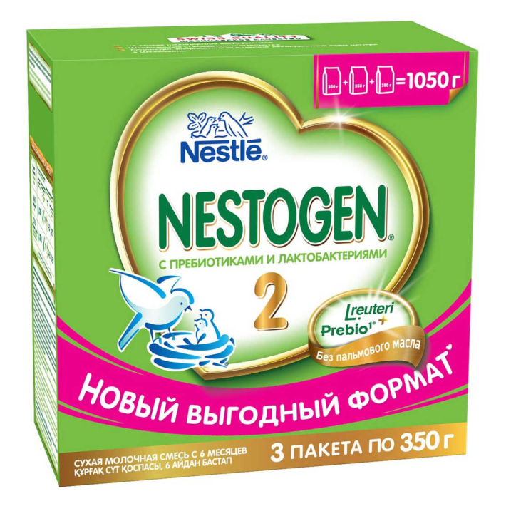 Смесь Nestle нестожен 2 макси 1050 г