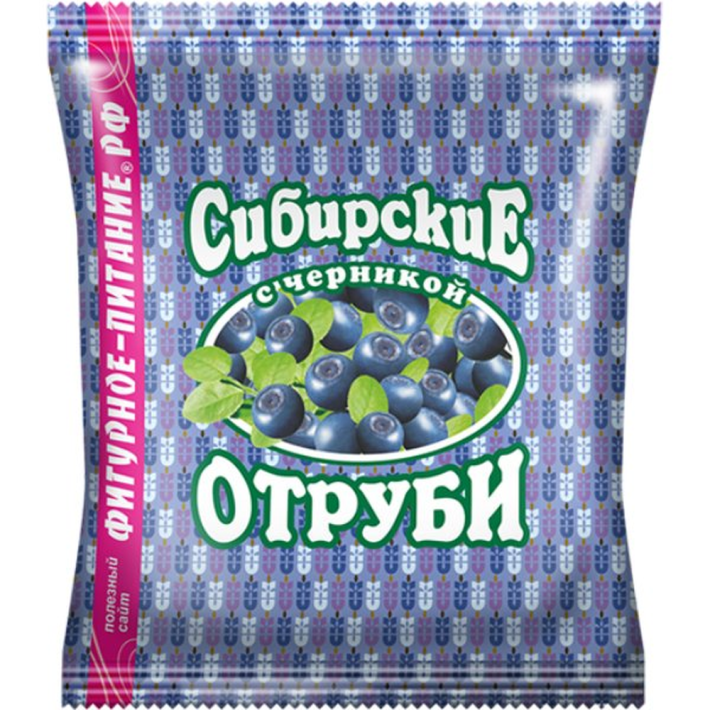 Сибирские отруби с черникой 200 г