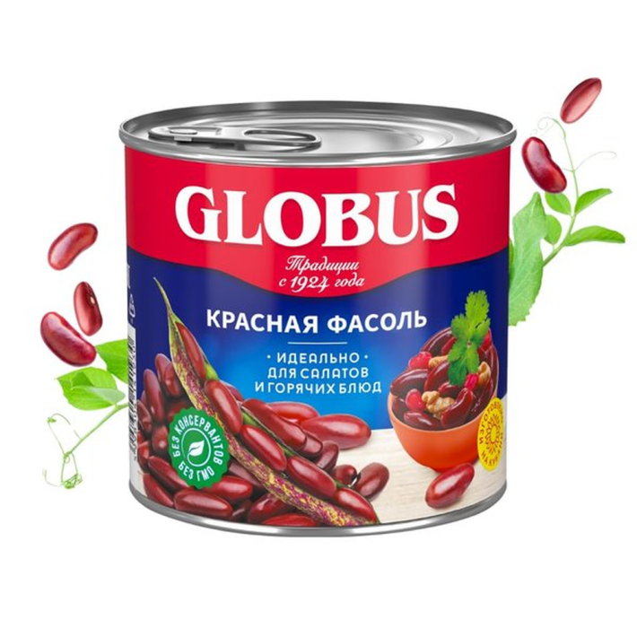 Красная фасоль Globus 425 мл