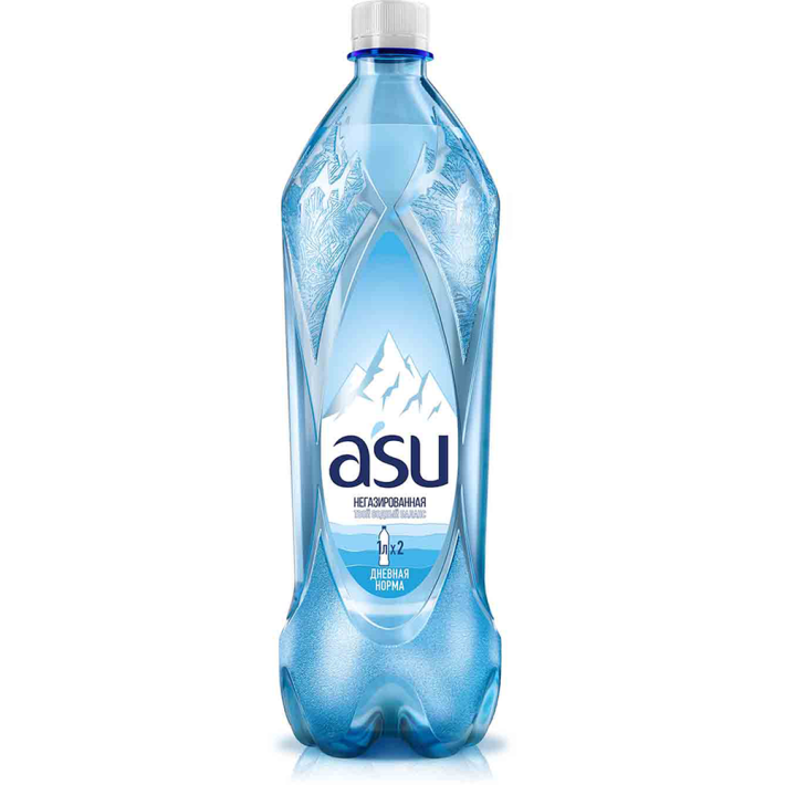 Вода Asu питьевая негазированная 1 л
