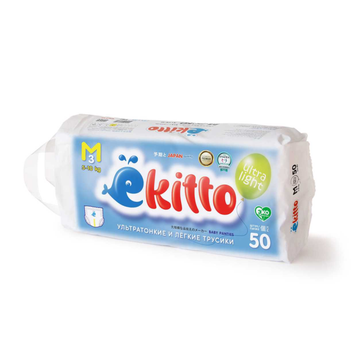 ПОДГУЗНИКИ-ТРУСИКИ EKITTO ULTRA LIGHT M50 5-10КГ