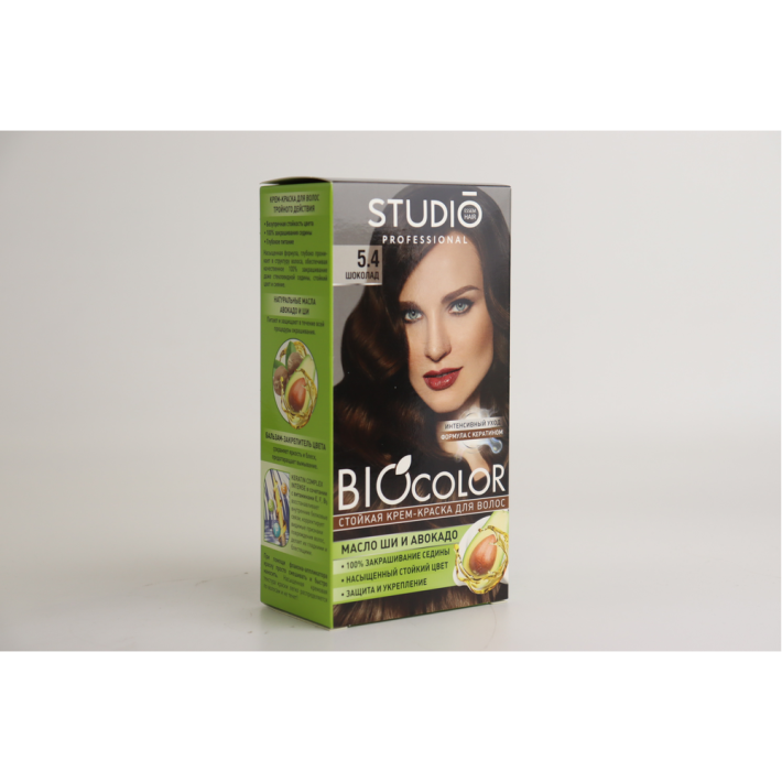КРЕМ КРАСКА Д/ВОЛОС BIOCOLOR STUDIO PROF Т5.4 ШОКОЛАД 15МЛ