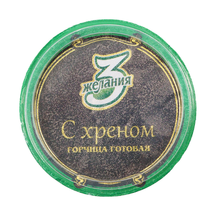 Горчица 3 Желания с хреном 70 г