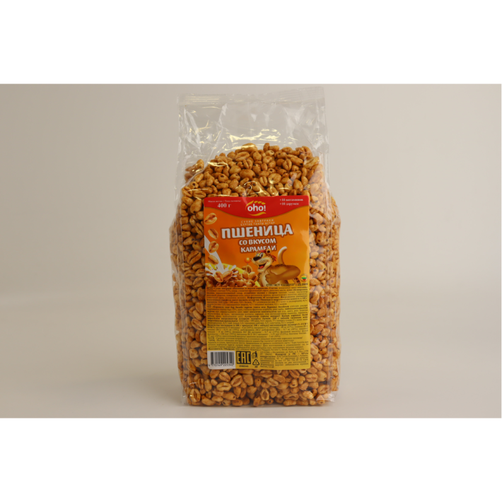 Завтрак сухой Oho пшеница вкус карамели 400 г