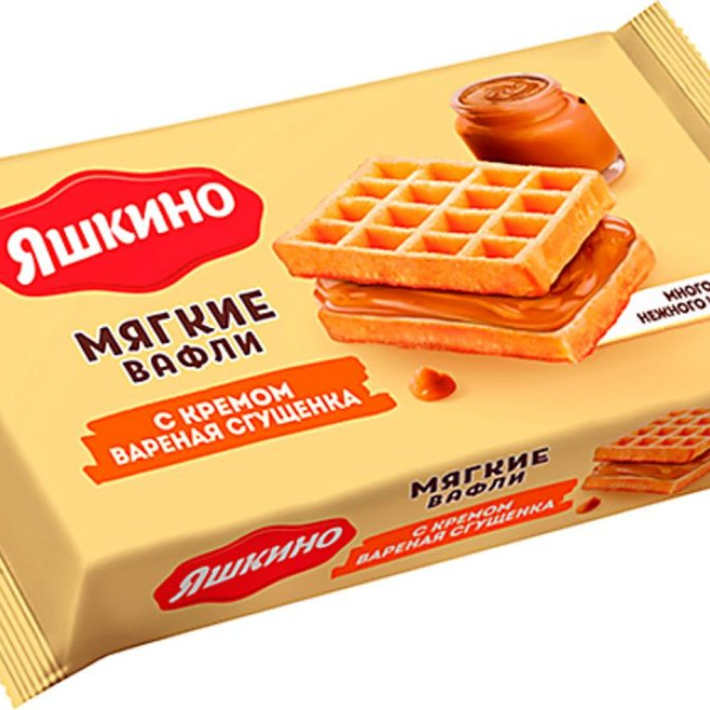 Мягкие вафли с вареной сгущенкой 40 г