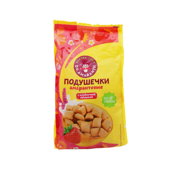 ПОДУШЕЧКИ DR.AMARANTH АМАРАНТОВЫЕ С/ВКУСОМ КЛУБНИКИ 100ГР