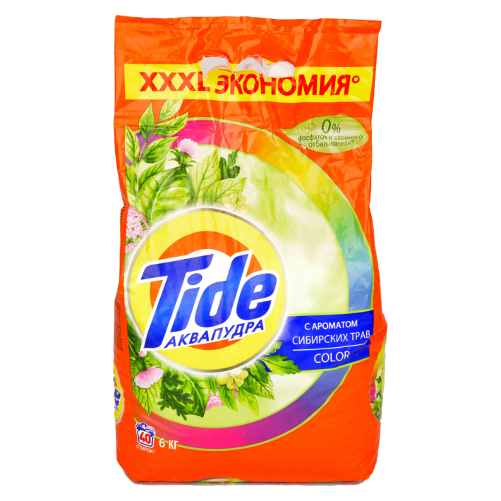 Порошок Tide avtо color ароматом сибирских трав 6 кг