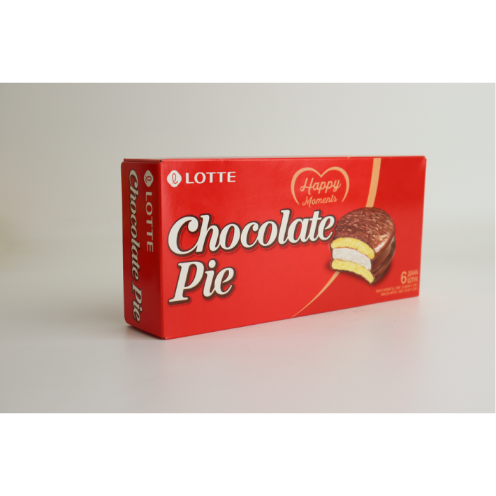 Печенье Lotte шоколад пирог 168 г