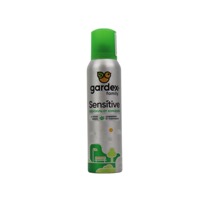 АЭРОЗОЛЬ ОТ КОМАРОВ UPECO GARDEX FAMILY SENSITIVE 150МЛ