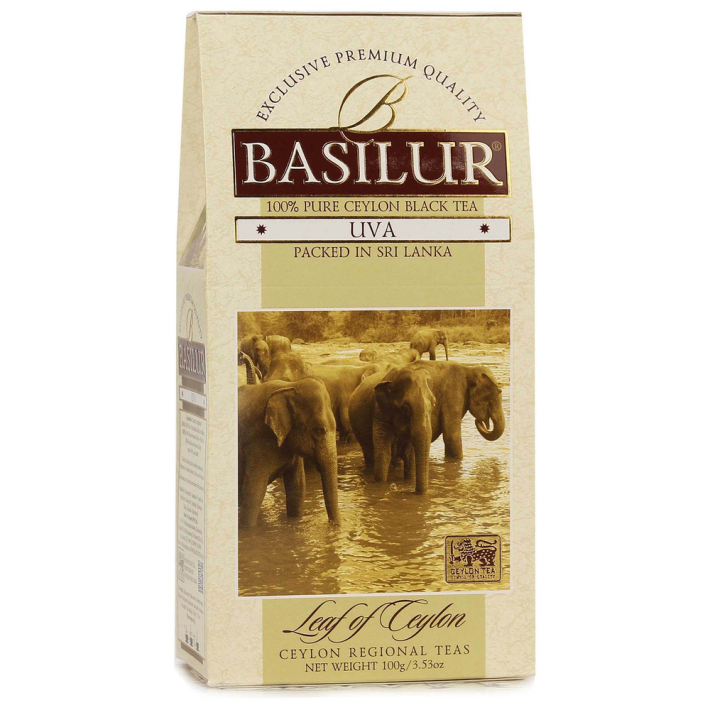 Basilur uva op черный листовой чай, 100 г