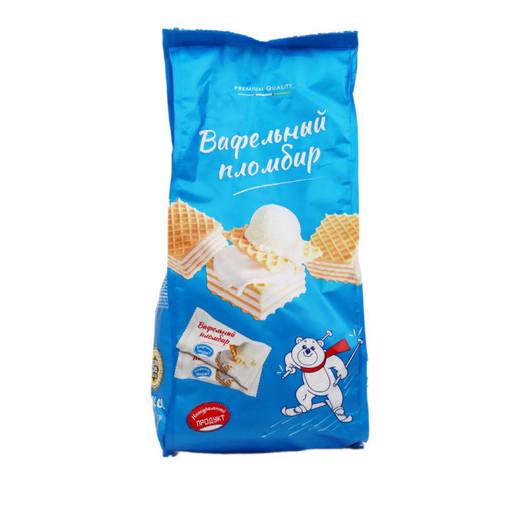 ВАФЛИ ВАФЕЛЬНЫЙ ПЛОМБИР 400ГР
