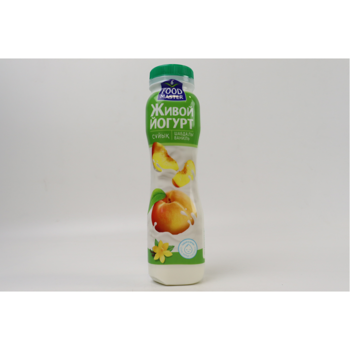 ИП ЖИВОЙ ФМ ПЕРСИК СО ВКУСОМ ВАНИЛИ 1% 280ГР