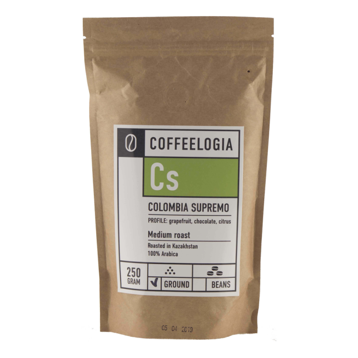 Кофе колумбия Coffeelogia молотый 250 г