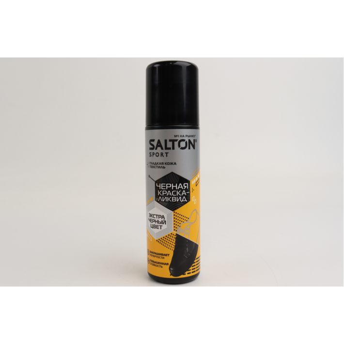 КРАСКА-ЛИКВИД Д/ЧЕРНОЙ ОБУВИ SALTON SPORT 75МЛ