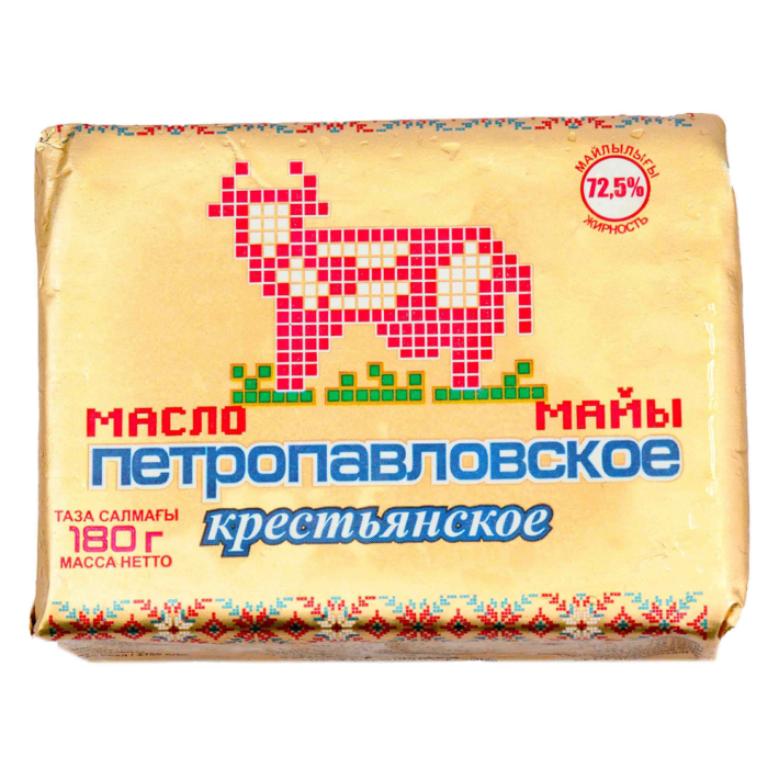 Масло Петропавловское Крестьянское 72,5% 200 г