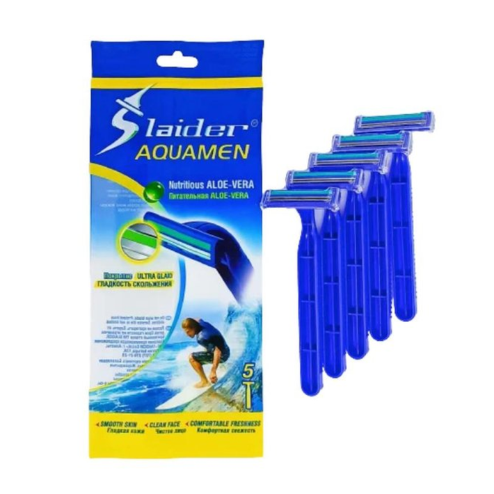 Станки одноразовый Slaider aquaMen 5 шт