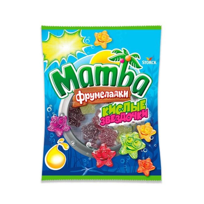 МАРМЕЛАД ЖЕВАТЕЛЬНЫЙ МАМБА КИСЛЫЕ ЗВЕЗДОЧКИ 70ГР