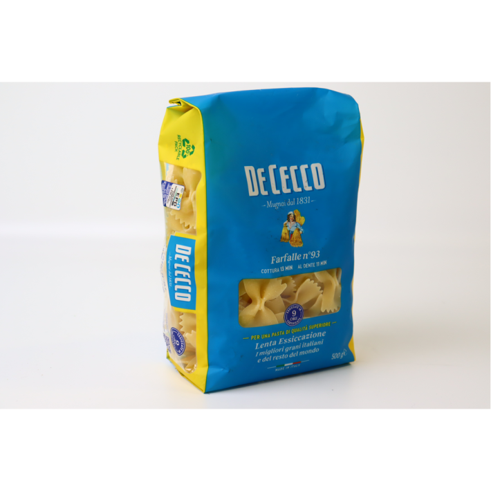 Изделия макаронные De cecco farfalle 93 500 г