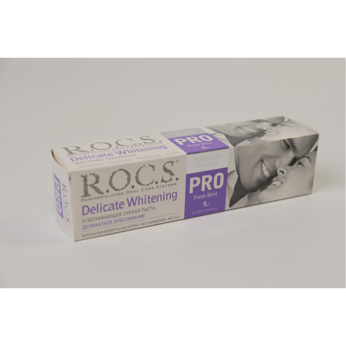 Паста зубная  Rocs pro деликатная отбеливание fresh mint 135 г