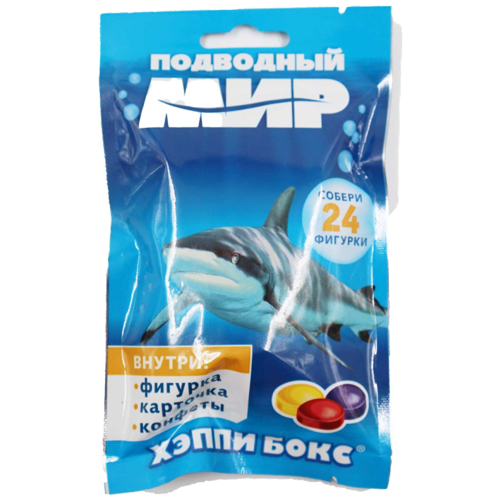 КАРАМЕЛЬ С ИГРУШКОЙ ПОДВОДНЫЙ МИР HAPPY BOX 18ГР