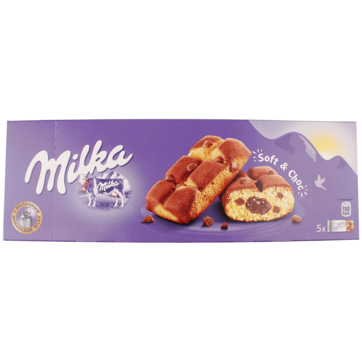 Печенье Milka пирожное бисквитное с шоколадной начинкой 35 г