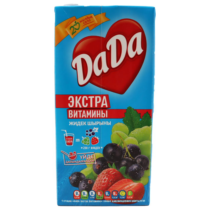 СОК DАDА ЭКСТРА-ВИТ ЯГОД МОРС 1,9Л Т/П