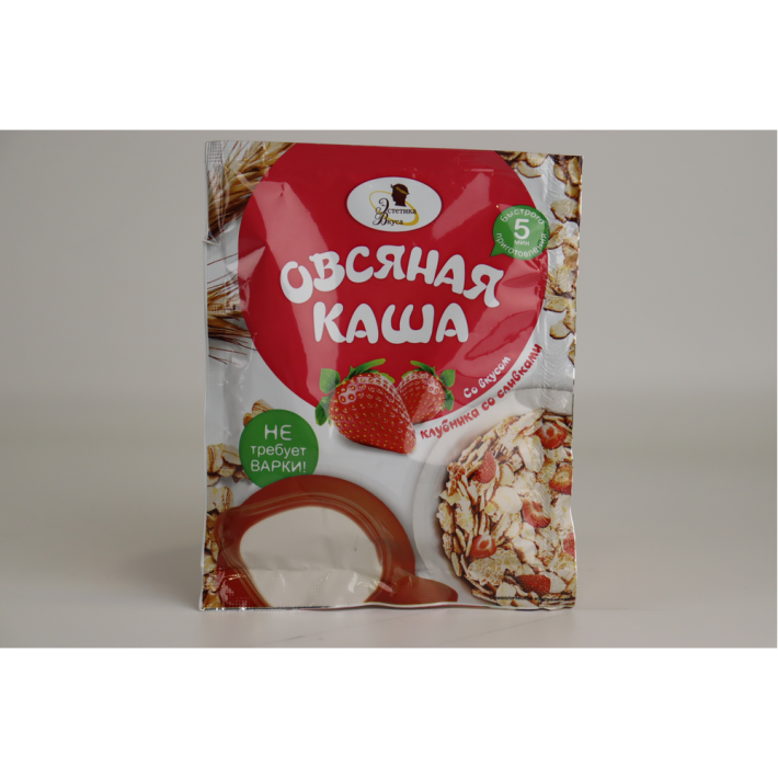 Каша овсяная Эстетика Вкуса клубника со сливками 40 г