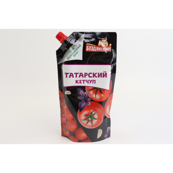 КЕТЧУП БУЗДЯКСКИЙ ТАТАРСКИЙ 350ГР ДОЙ-ПАК