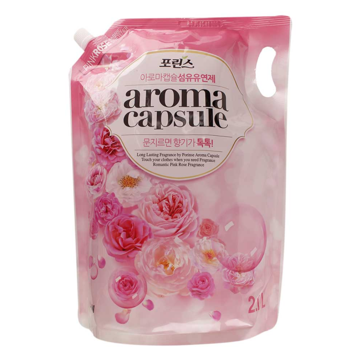 Кондиционер Porinse Aroma capsule pink rose аромат роз 2,1 кг