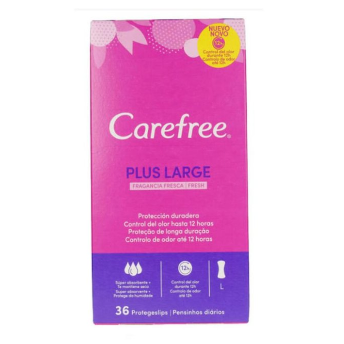 ПРОКЛАДКИ ЕЖЕДНЕВНЫЕ CAREFREE PLUS LARGE FRЕSH 36ШТ