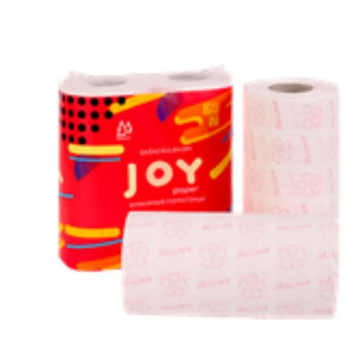 ПОЛОТЕНЦА БУМАЖНЫЕ JOY ФРУКТЫ 2 РУЛPAB-372