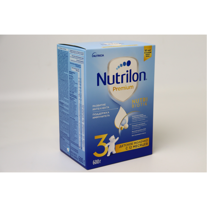 МОЛОЧКО ДЕТСКОЕ NUTRILON JUNIOR 3 PREMIUM С 12МЕС 600ГР