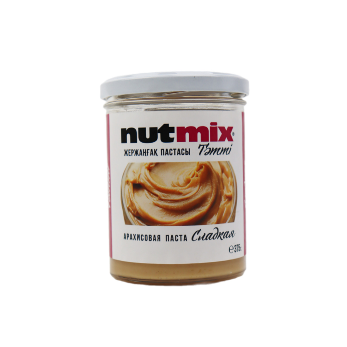 ПАСТА АРАХИСОВАЯ СЛАДКАЯ NUTMIX В СТ/Б ПО 375ГР