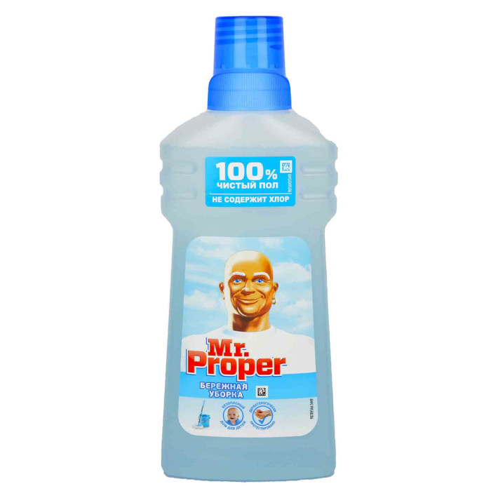 Моющая жидкость для полов и стен Mr.Proper бережная уборка 500 мл