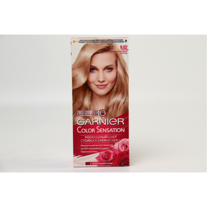 Краска для волос Garnier collor sensation 9.02 перламутр блонд