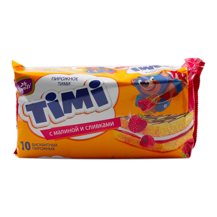 Пирожное Тими малина конти 330 г