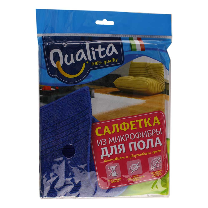 Салфетка Qualita из микрофибры для пола