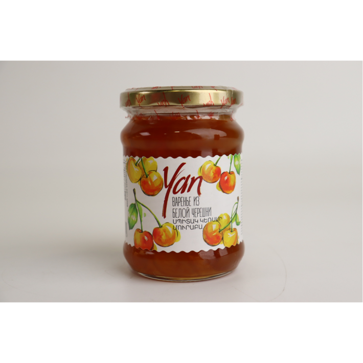 Варенье Yan из белой черешни 300 г