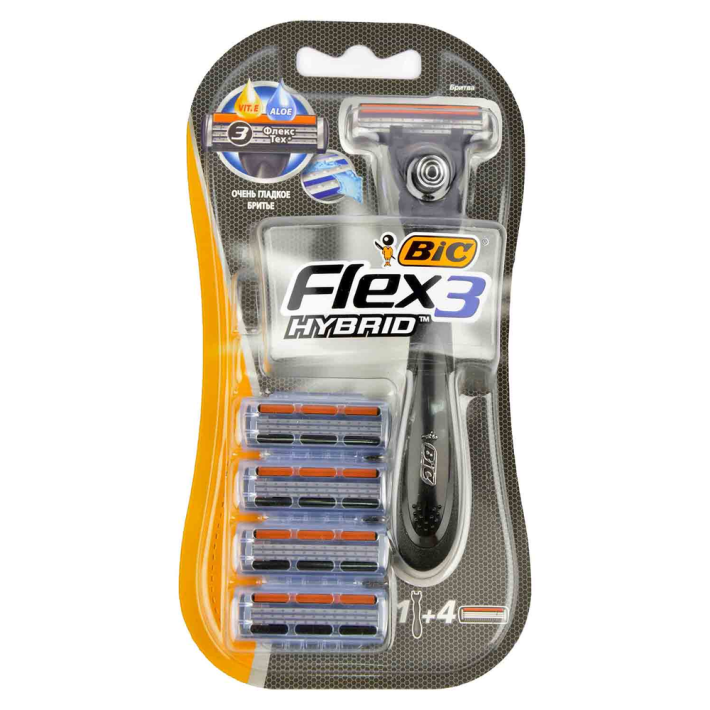 Станок Bic flex & easy 1 станок 4 шт
