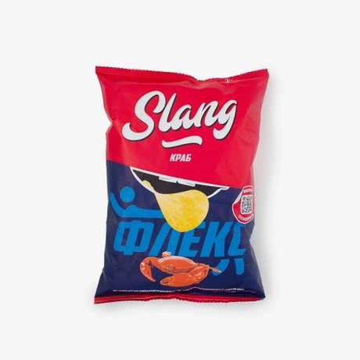 ЧИПСЫ SLANG ВКУС КРАБА 60ГР