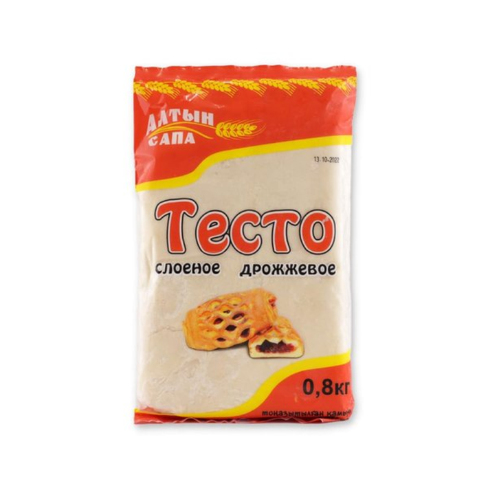 Тесто алтын сапа слоёное дрожжевое 800 г